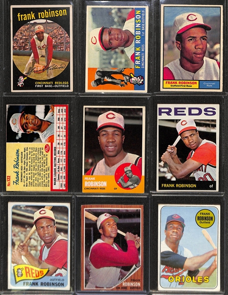 40+ 1950s-1970s Frank Robinson and Brooks Robinson Cards
